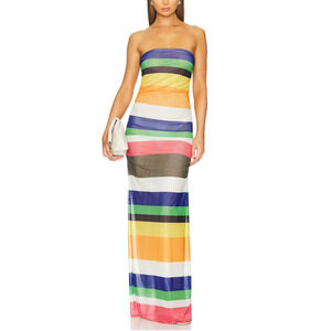 Cala De La Cruz Striped Multicolor Daphne Size S Dress